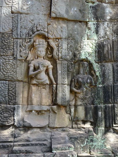 Die buddhistische Klosteranlage Ta Prohm in Angkor aus dem 12. Jh.