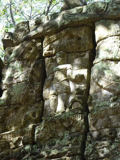 Die buddhistische Klosteranlage Ta Prohm in Angkor aus dem 12. Jh.