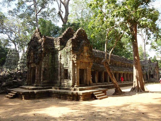 Die buddhistische Klosteranlage Ta Prohm in Angkor aus dem 12. Jh.