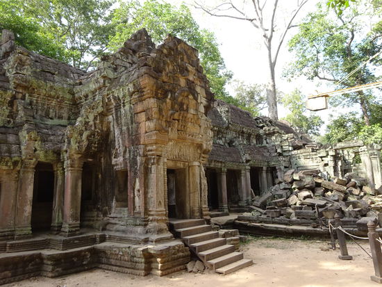 Die buddhistische Klosteranlage Ta Prohm in Angkor aus dem 12. Jh.