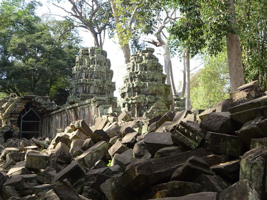 Die buddhistische Klosteranlage Ta Prohm in Angkor aus dem 12. Jh.
