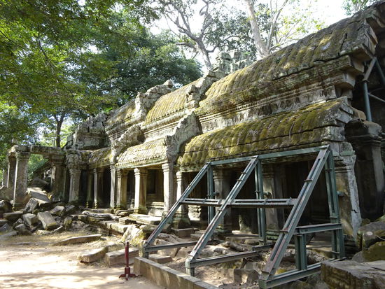 Die buddhistische Klosteranlage Ta Prohm in Angkor aus dem 12. Jh.