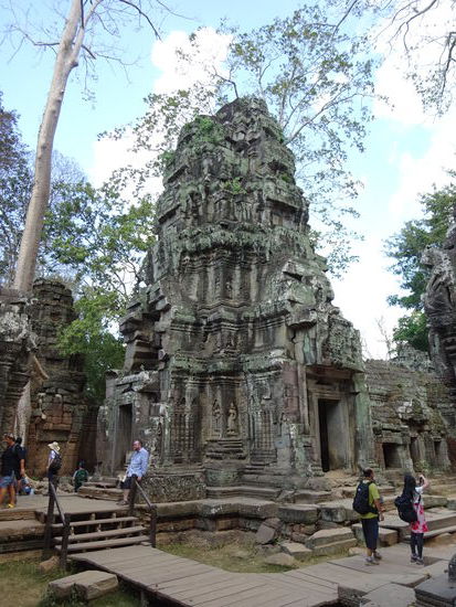 Die buddhistische Klosteranlage Ta Prohm in Angkor aus dem 12. Jh.