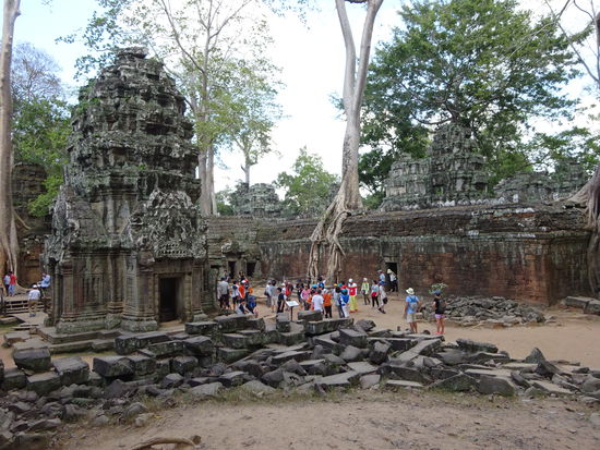 Die buddhistische Klosteranlage Ta Prohm in Angkor aus dem 12. Jh.