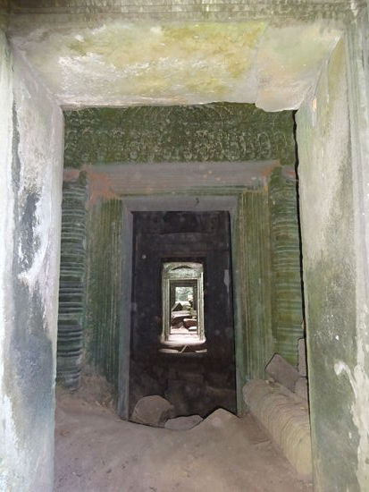 Die buddhistische Klosteranlage Ta Prohm in Angkor aus dem 12. Jh.