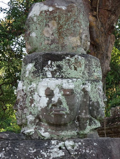 Auf dem Weg zum Preah Khan Tempel in Angkor