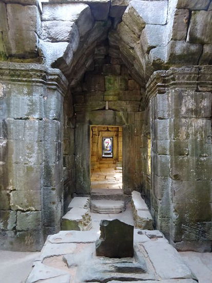 Buddhistischer Tempel Preah Khan in Angkor aus dem 12. Jh.
