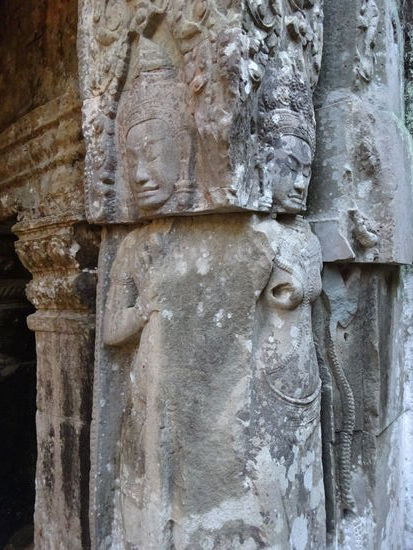 Buddhistischer Tempel Preah Khan in Angkor aus dem 12. Jh.