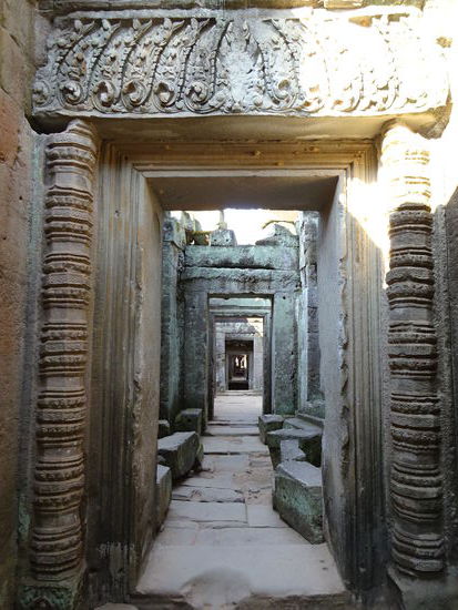 Buddhistischer Tempel Preah Khan in Angkor aus dem 12. Jh.