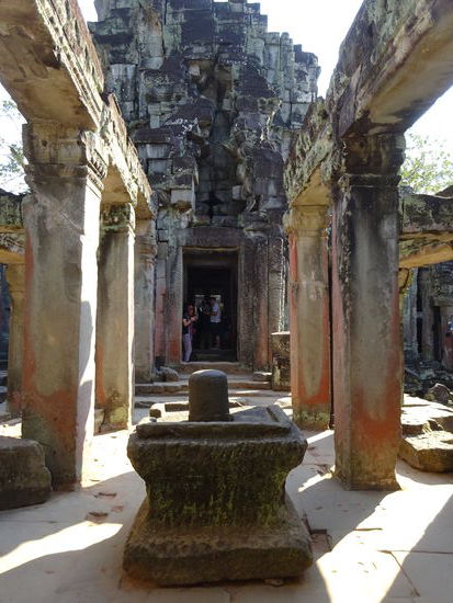 Buddhistischer Tempel Preah Khan in Angkor aus dem 12. Jh.