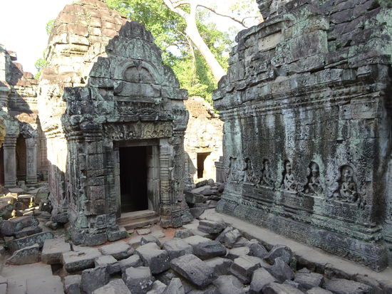 Buddhistischer Tempel Preah Khan in Angkor aus dem 12. Jh.