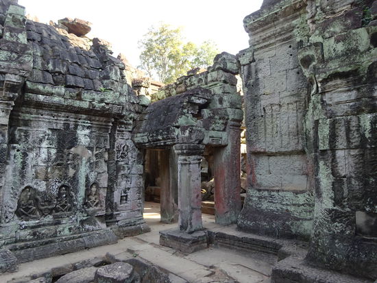 Buddhistischer Tempel Preah Khan in Angkor aus dem 12. Jh.