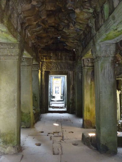 Buddhistischer Tempel Preah Khan in Angkor aus dem 12. Jh.