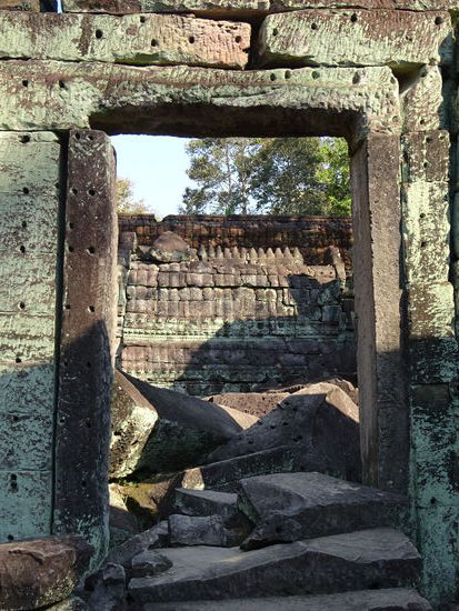 Buddhistischer Tempel Preah Khan in Angkor aus dem 12. Jh.