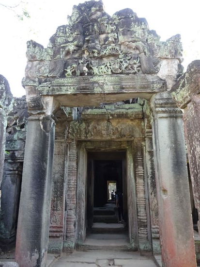 Buddhistischer Tempel Preah Khan in Angkor aus dem 12. Jh.