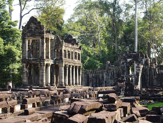 Buddhistischer Tempel Preah Khan in Angkor aus dem 12. Jh.