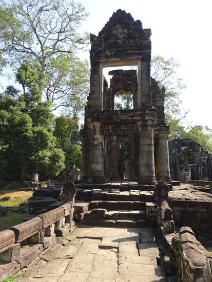 Buddhistischer Tempel Preah Khan in Angkor aus dem 12. Jh.