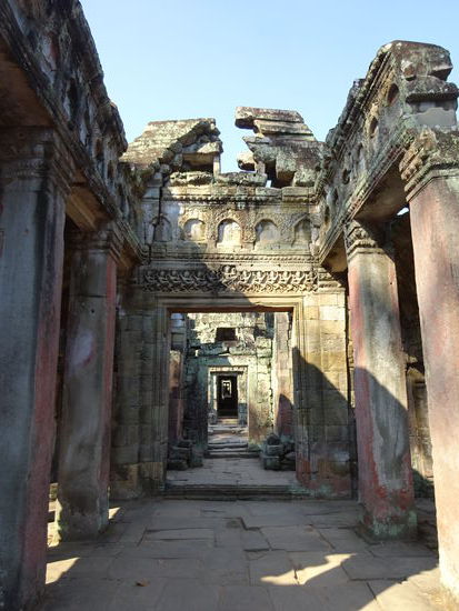 Buddhistischer Tempel Preah Khan in Angkor aus dem 12. Jh.