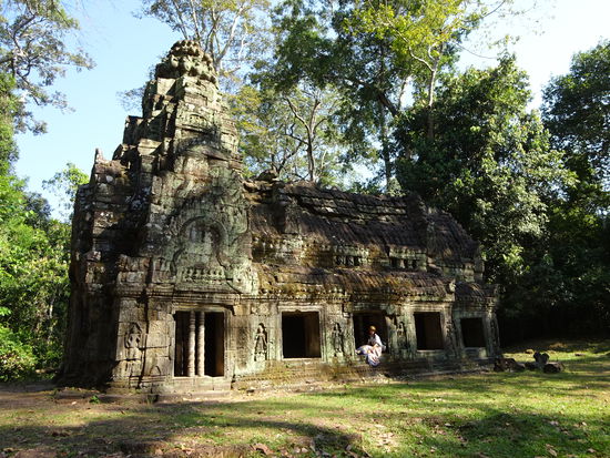 Buddhistischer Tempel Preah Khan in Angkor aus dem 12. Jh.