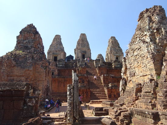 Der Hindu - Tempel Pre Rup ist der bedeutendste in Angkor aus dem 10. Jh.