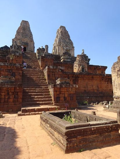 Der Hindu - Tempel Pre Rup ist der bedeutendste in Angkor aus dem 10. Jh.