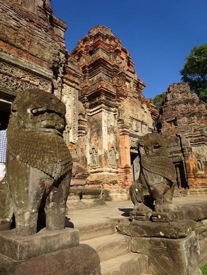 Bakong Tempel der Roluos Gruppe aus dem 9. Jh.