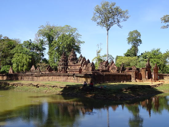 Der Hindu - Tempel Banteay Srei aus dem 10. Jh.