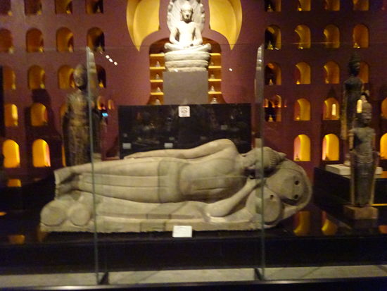 Galerie der 1000 Buddha Abbildungen im Angkor Nationalmuseum