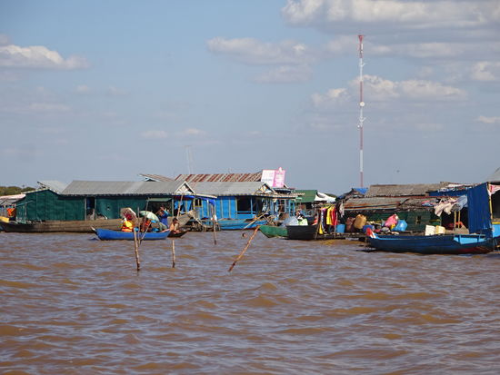 Unterwegs auf dem Tonle Sap