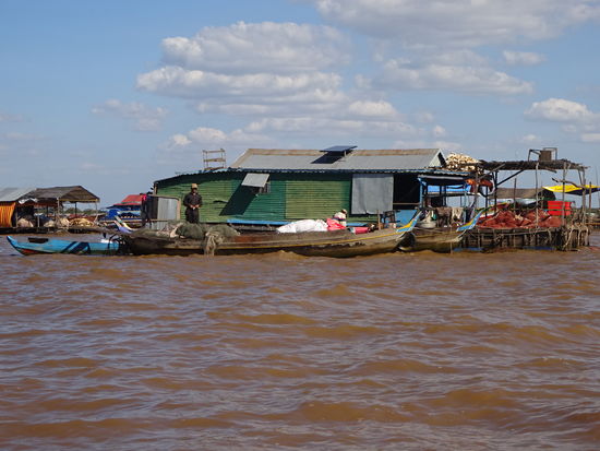 Unterwegs auf dem Tonle Sap