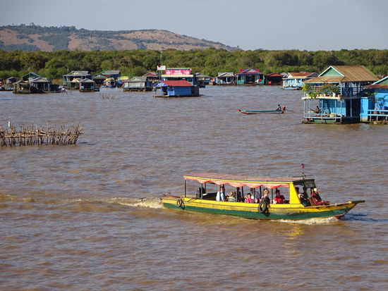 Unterwegs auf dem Tonle Sap