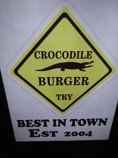 Krokodil Burger im Angebot !!