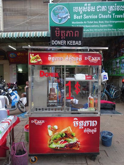 Dönerstand in Siem Reap