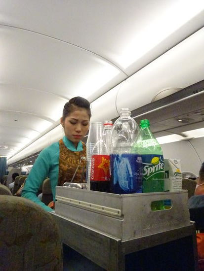 An Bord von Vietnam Airlines