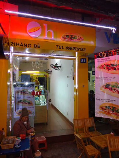 Überall ist der  Einfluß der französischen Küche mit seinen Baguettes zu spüren