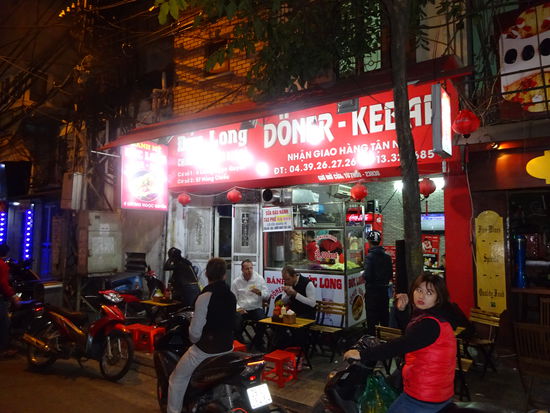 Auch in Hanoi gibt es nun  Döner wenn auch bei weitem nicht so lecker wie das Orginal in Berlin