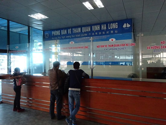 Ticketschalter Halong Bucht