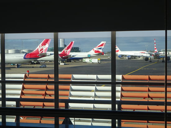 Virgin Atlantic am Flughafen London Headrow