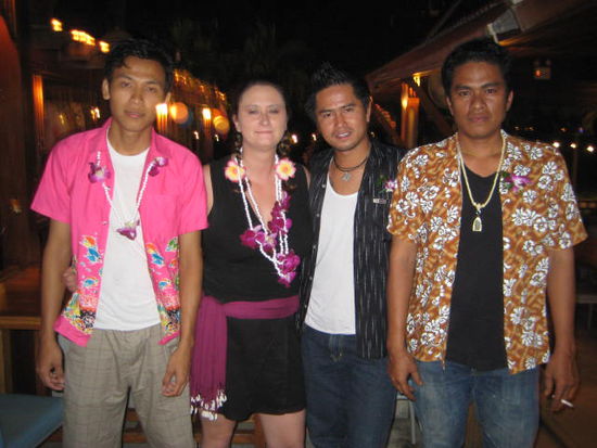 Apichai, me, Nin und Puk