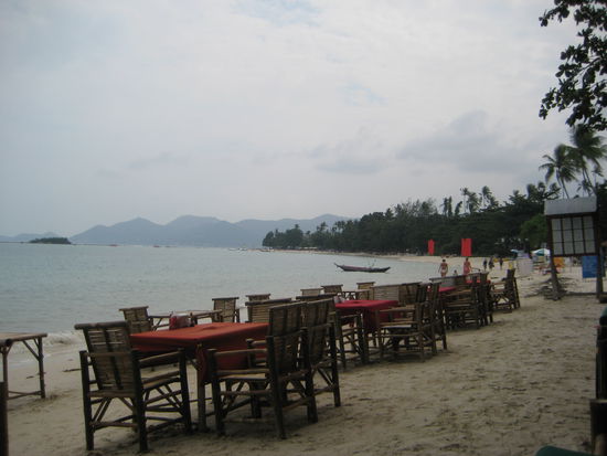 Chaweng Beach bei den Nice Place Bungalows naehe Hospital
