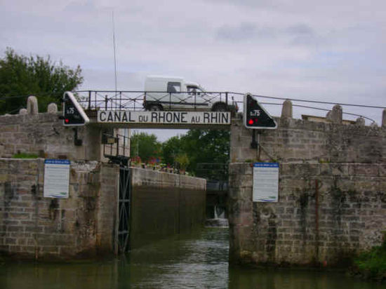 Canal du Rhone au Rhin - von der Saonne aus