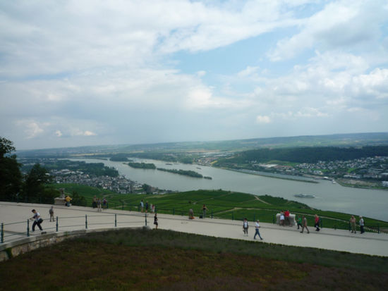 Blick vom Niederwalddenkmal