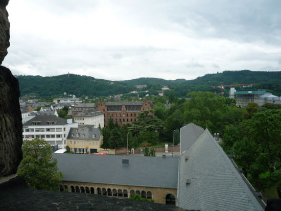 Blick von der Porta Nigra ....