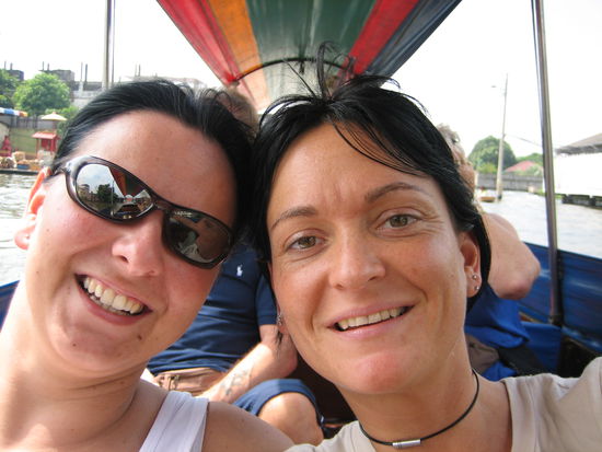 Die Longboatfahrt in den Khlongs...
