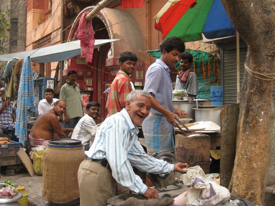 Das Leben auf den Strassen von Kolkatta