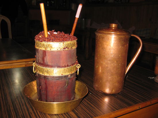 Unser lecker Bierli auch Tongba genannt