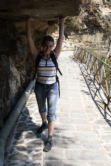 Nur der typische chinesische Wanderweg war sehr langweilig