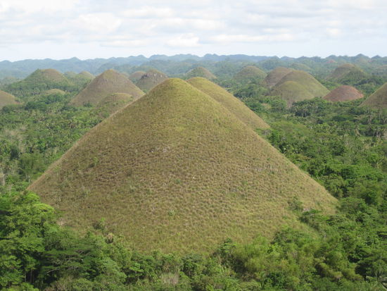 Die Schoggihuegel sind leider nicht zum anbeissen