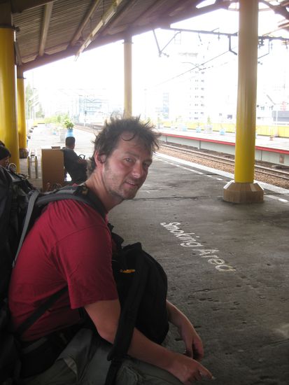 Der Chris kann es kaum erwarten einzusteigen und weg zufahren