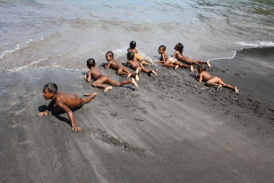 Hier wimmelt es von kleinen Wasserratten